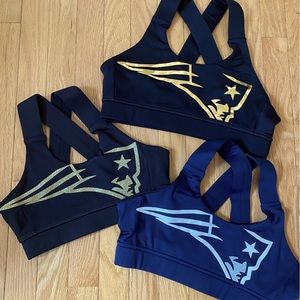Patriots Sport Bras Misses Assorted Sizes and colors Cheer Workout Gym